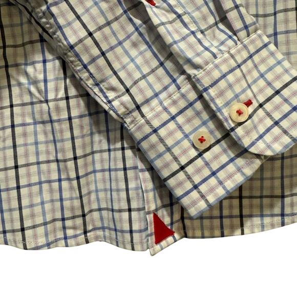 UNTUCKit Men’s Medium Brookview Plaid Shirt Slim Fit - Picture 4 of 5